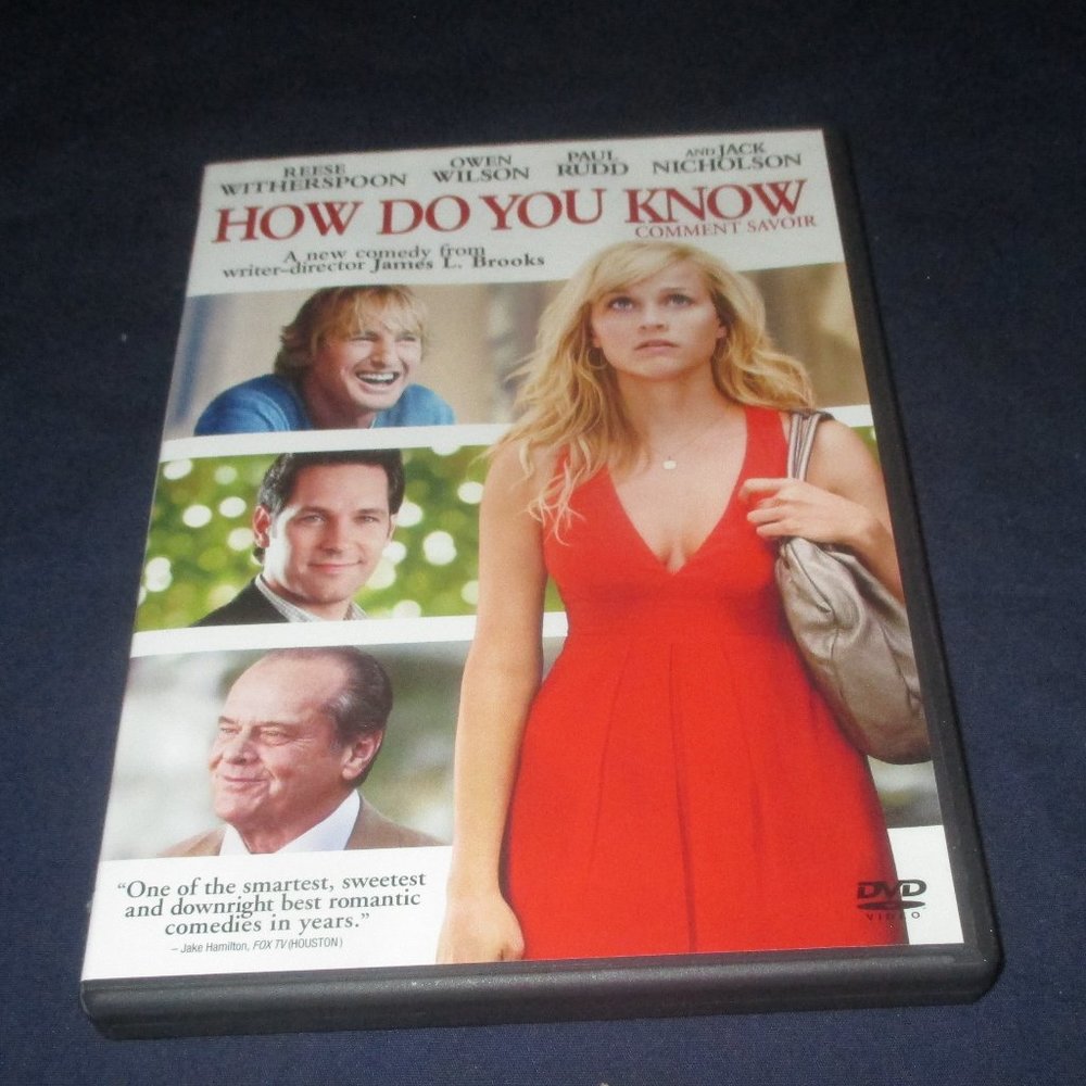 How Do You Know (DVD, 2011, Canadian) Reese Witherspoon